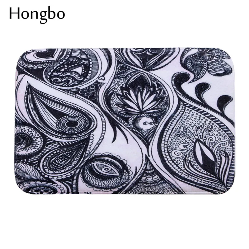 Hongbo 1 шт. новый ковер для детской комнаты темные Перья павлина домашние спальни