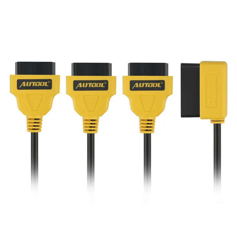 Разветвитель 3 в 1 AUTOOL OBD2 Y 16-контактный удлинитель OBDII J1962M до 3-J1962F разветвитель