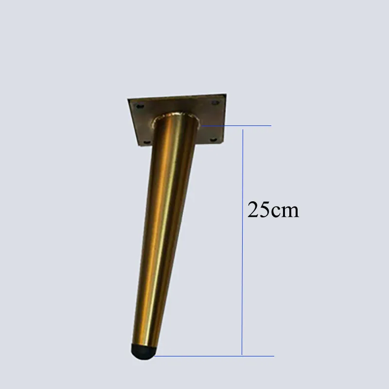 25cm 4 шт., 10 см/15 см/20 см/25 см/30 см, ножки для шкафа из нержавеющей стали, подставка для телевизора, ножки для чайного стола, ножки для шкафа, опоры для дивана - Цвет: 25cm