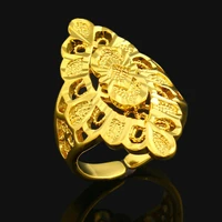 resizable gold color rings women wedding jewelry adjustable size finger ring indiaethiopianafricannigeriankenya