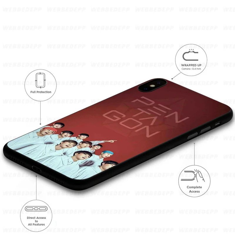WEBBEDEPP Пентагон юто кино мягкий силиконовый чехол для iPhone 11 Pro Xr Xs Max X или 10 8 7 6 6S Plus 5