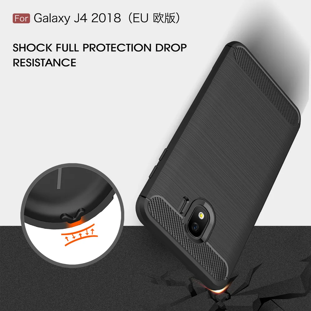 Для samsung Galaxy S9 Plus Роскошные углеродного волокна ТПУ силиконовый чехол для S8 s8 плюс