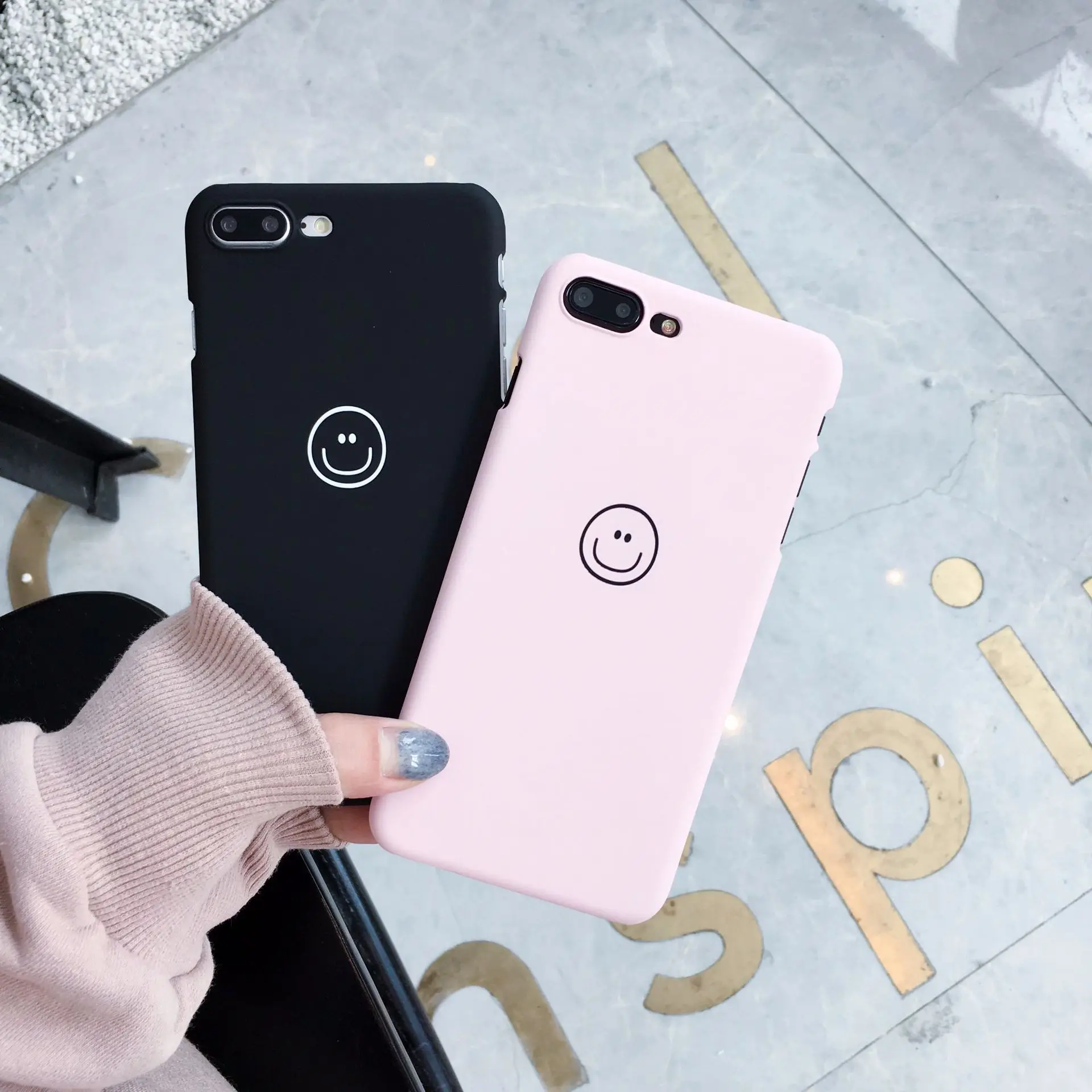 Чехол для телефона KYOKO с простым смайликом iphone 78 plus чехол 6/6s/8/Xsmax |