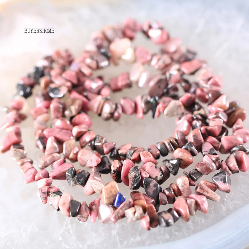 Rhodonite Свободные бусины подходят ожерелье браслет серьги для женщин девочек 5x8 мм натуральные камни Lapis Кристалл розовый кварц опал гранат строка 35" - Цвет: Rhodonite