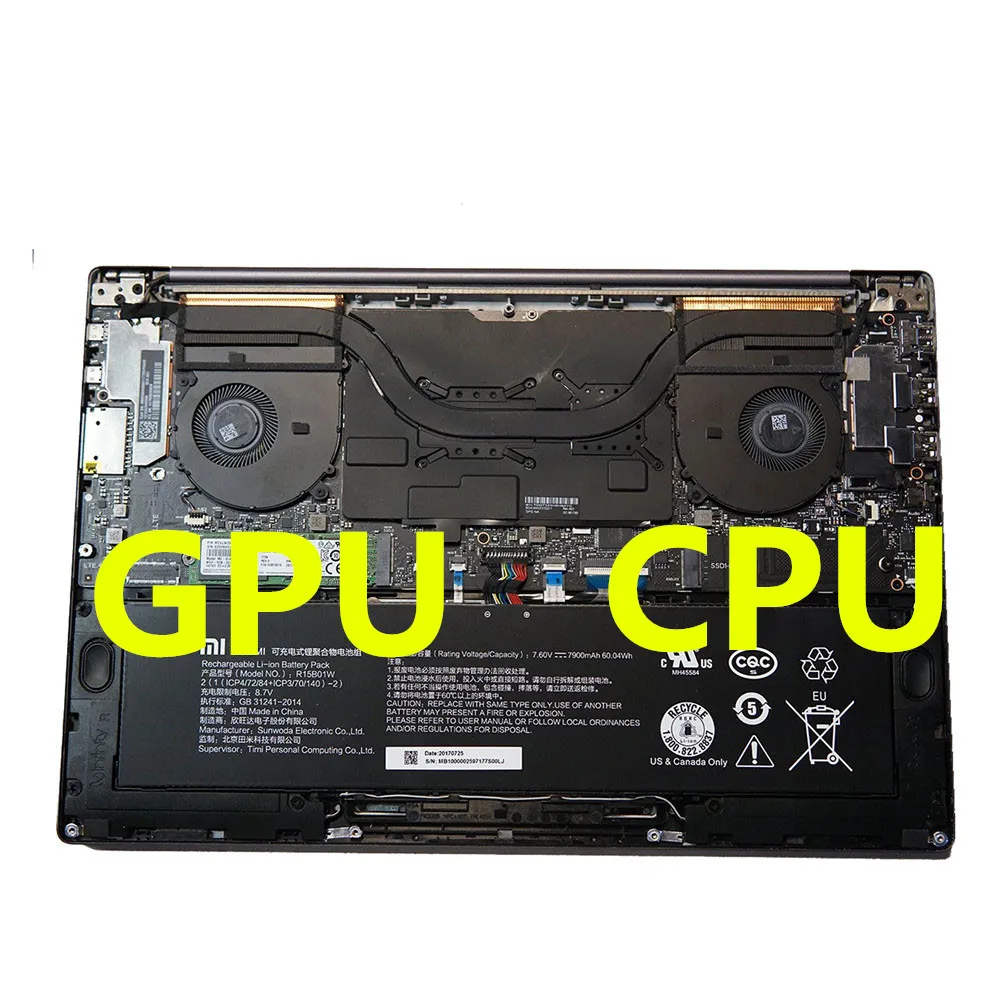 Бренд MAD DRAGON EG50040S1-GE60-S9A EG50040S1-GE70-S9A DC5V 0.45A 6033B0063501 6033B0063601 для Xiaomi 15,6 PRO GTX Вентилятор охлаждения