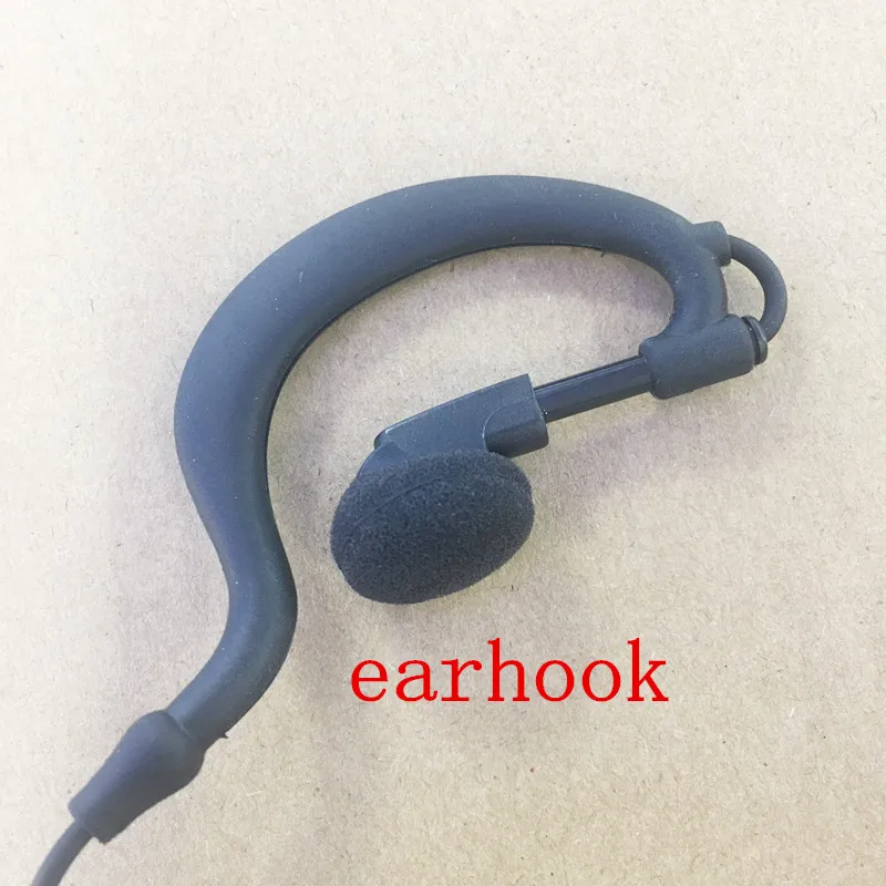 Большой микрофон PTT для наушников штекер K 2 контакта Kenwood Baofeng Wouxun Quansheng TYT Retevist Zastone