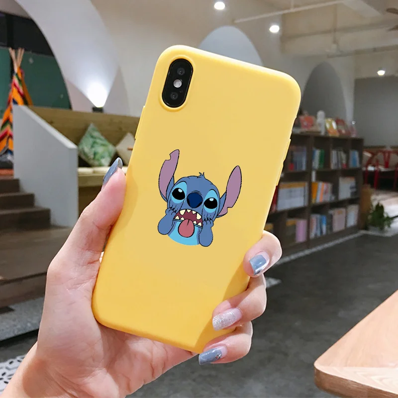 Силиконовый мягкий чехол для телефона Disneys Stitch для Apple IPhone X XR XS MAX 7 8 7 plus 6 6 S Plus 5 5S SE задняя крышка - Цвет: Y-934
