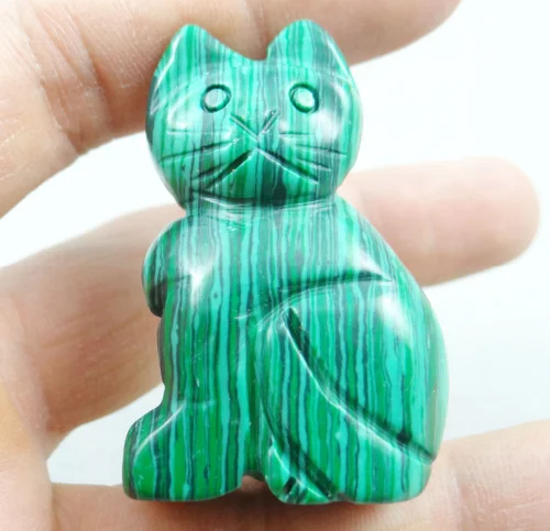 Подвеска в виде кошки из Бирюзы и халцедона 1 шт.|stone pendant|mix stonesgem stone pendant |