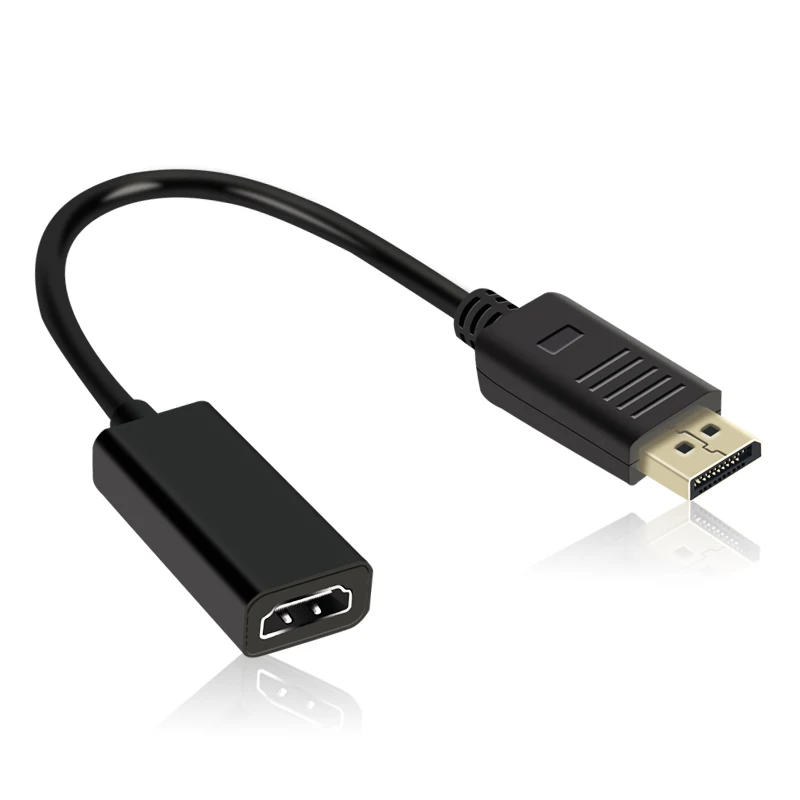 Адаптер DP к HDMI display port Мужской к женскому HDMI кабель конвертер адаптер для проектора дисплей ноутбука ТВ 4K* 2K 1080P - Цвет: 1080P