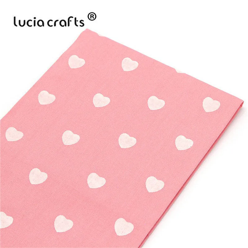 Lucia ремесла 50*50 см хлопок одеяла ткань для DIY шитья Лоскутное детское постельное Тильда кукла Текстиль Ткань H1010 - Цвет: Type 15   1piece