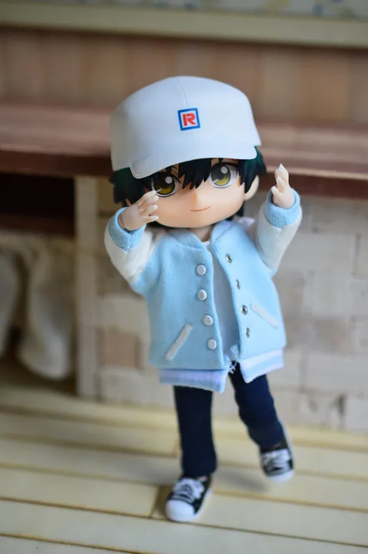 Пальто для куклы 1/12 аксессуары шарнирных кукол Azone Obitsu11 OB11 azone ob11 бейсбольная