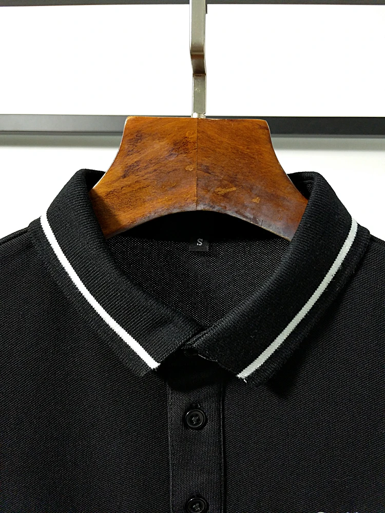 Весенне летняя рубашка поло модная с короткими рукавами и вышивкой животных