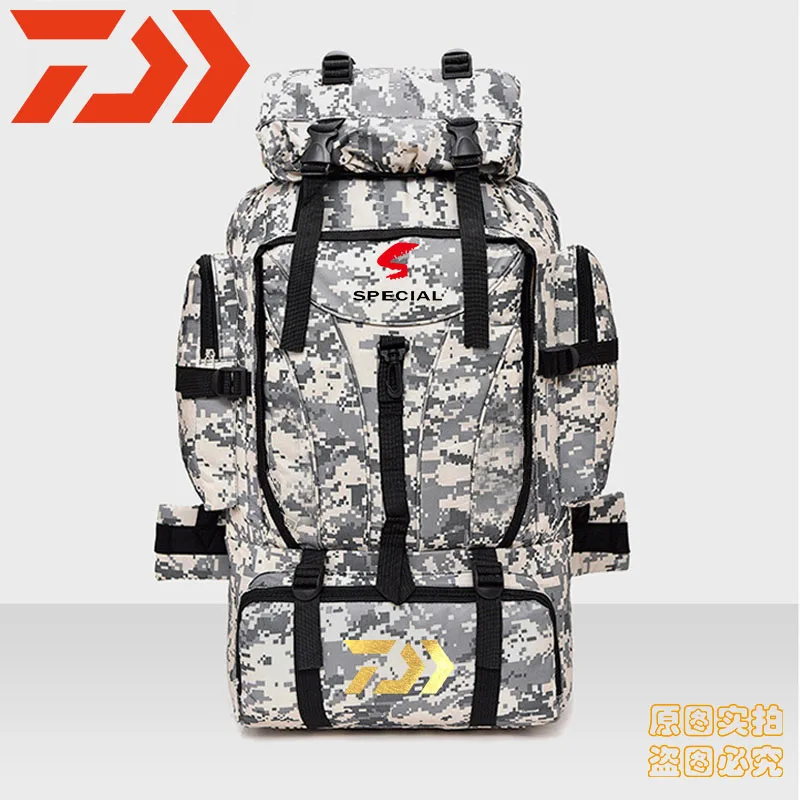 2019 Daiwa Рыбалка рюкзак 70L Охота Кемпинг Альпинизм унисекс спортивные сумки для