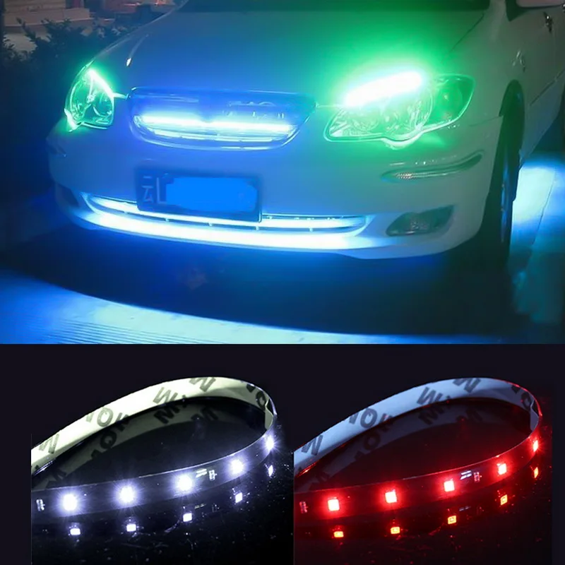 2 шт. высокая мощность 30 см декоративная светодиодная лента 5050 SMD