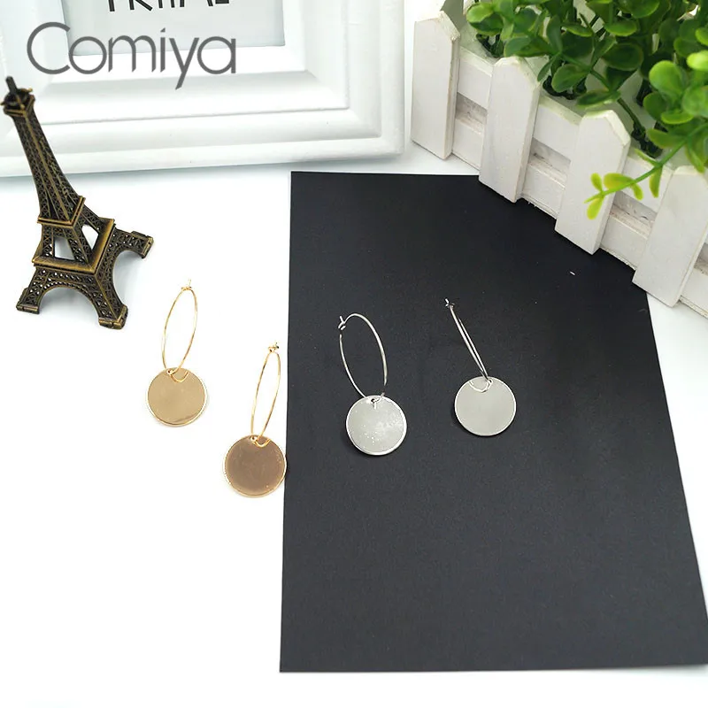 Comiya женские Серьги серебряного цвета из цинкового сплава Boho Punk Aretes De Mujer