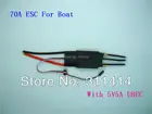 2 шт.лот 2-7S Lipo 60A 70A ESC 5V5A UBEC Бесщеточный Регулятор скорости ESC для радиоуправляемой лодки корабля водяного охлаждения акция
