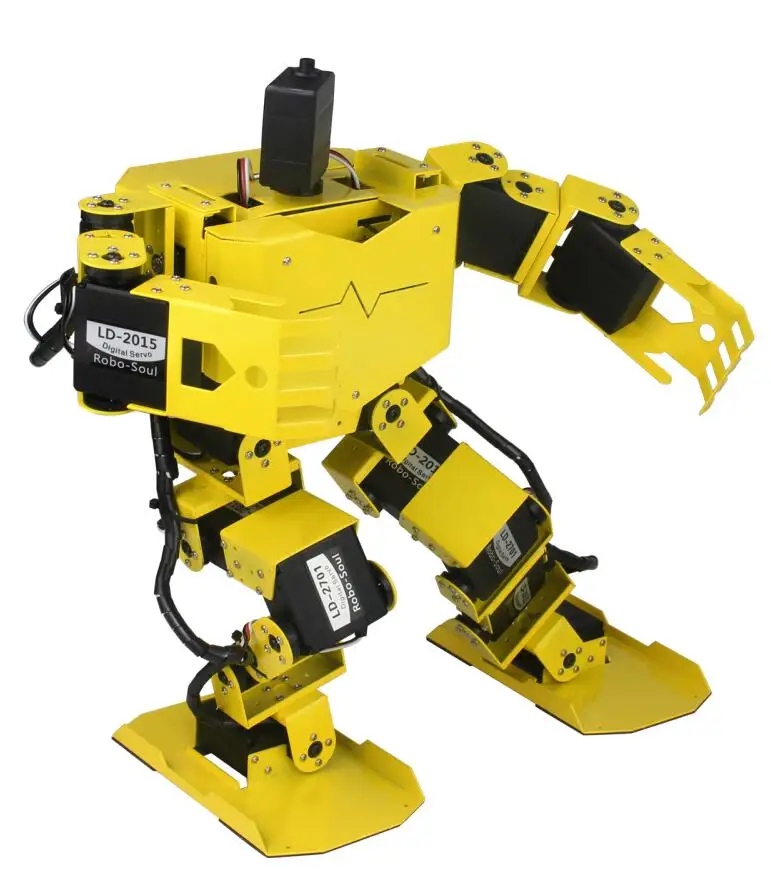 17DOF Robo-Soul H3.0 Biped Robotics Humanoid Robot алюминиевая рама полный комплект с 17 шт. сервоприводом и контроллером Arduino DIY Robo-Soul