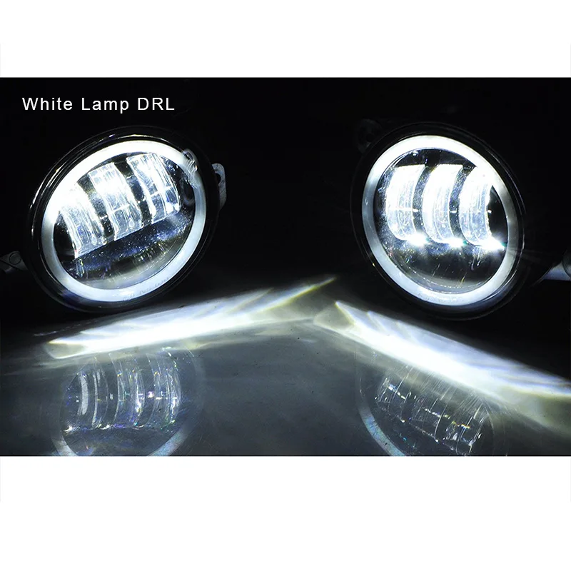 FADUIES пара 4 дюймов круглые светодиодные противотуманные фары светильник желтый