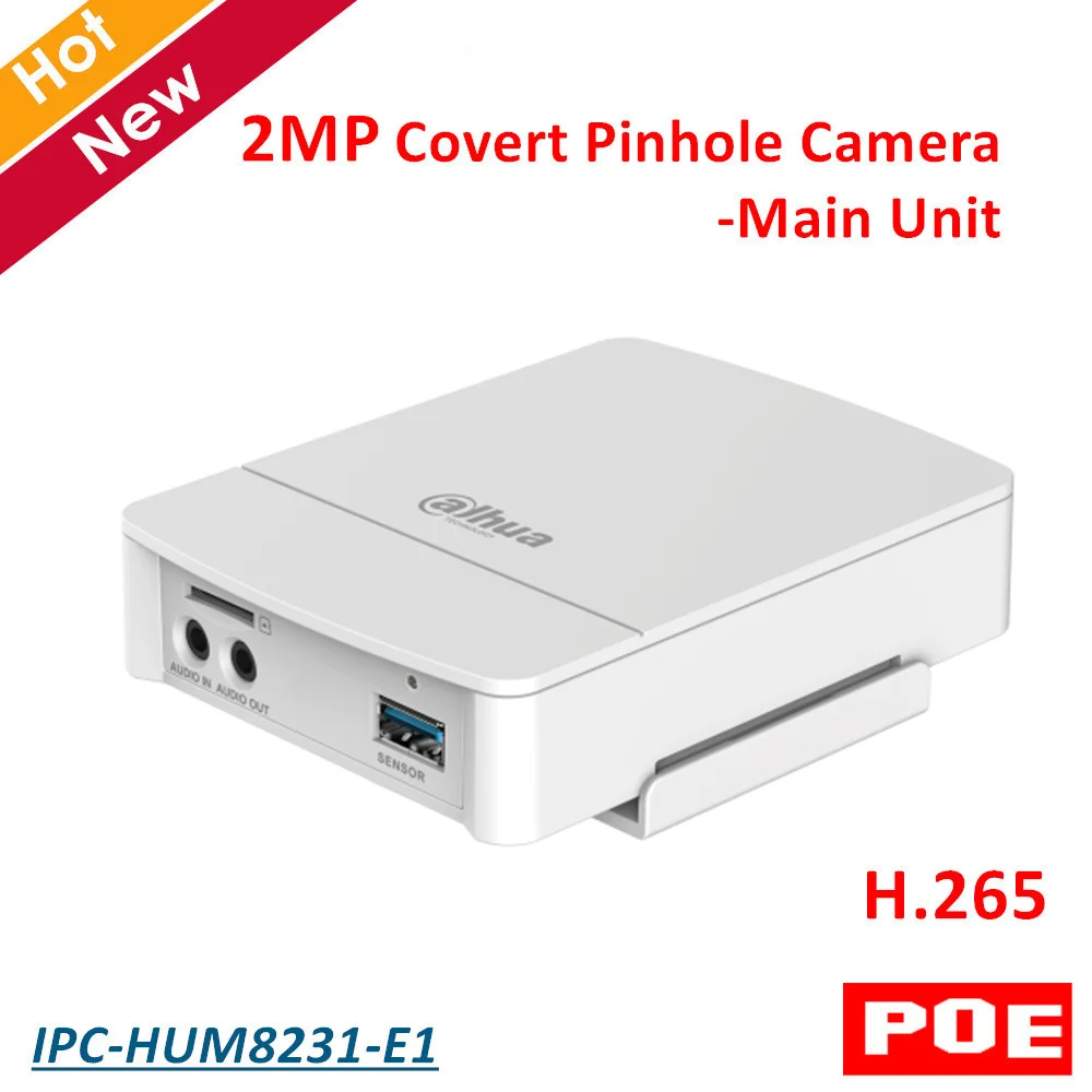2 МП Poe Dahua скрытая камера с отверстиями основного блока IPC HUM8231 E1 H.265 поддержка