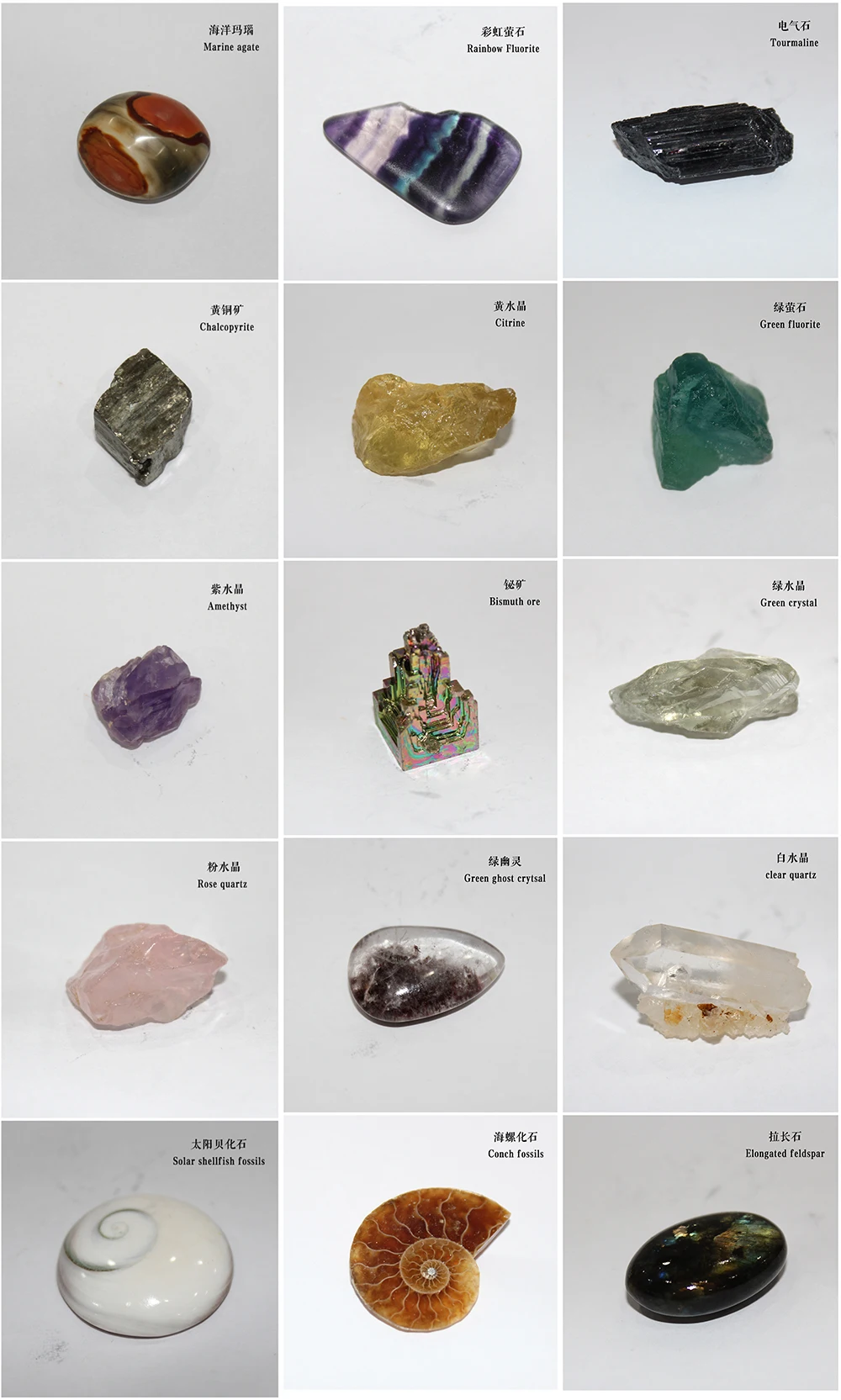 Природный кристалл протолит минеральные образцы Fossil щебень коллекция Подарочная коробка набор домашнего интерьера украшение орнамент