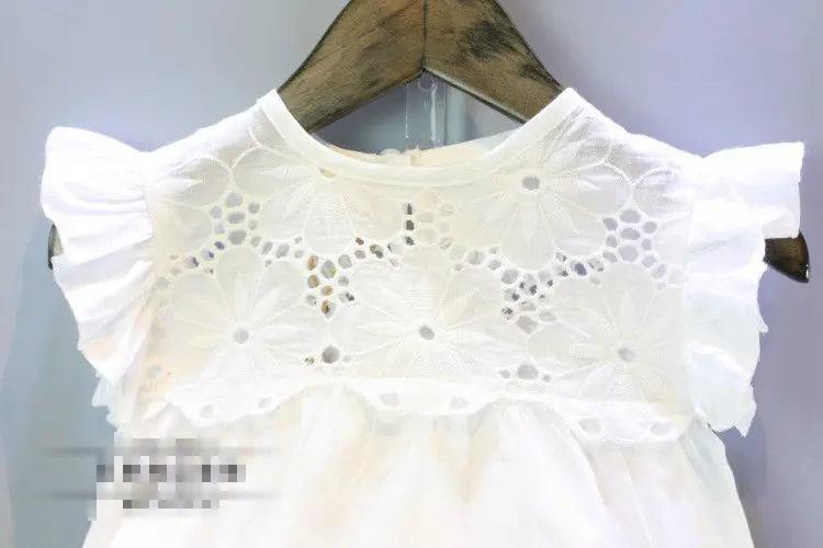 2 предмета летняя одежда для маленьких девочек кружевные топы шорты с цветочным