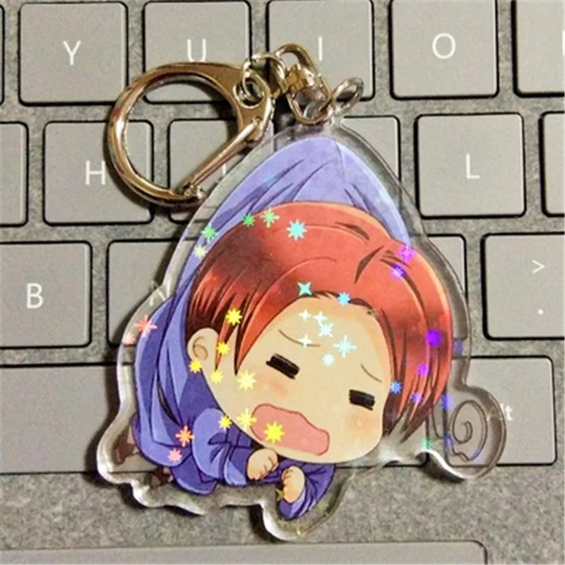 J Аниме мультфильм Axis Powers Hetalia APH Альфреда Фелисиано Ludwig Arthur акриловый брелок для ключей Хэллоуин косплей рождественский подарок - Цвет: J