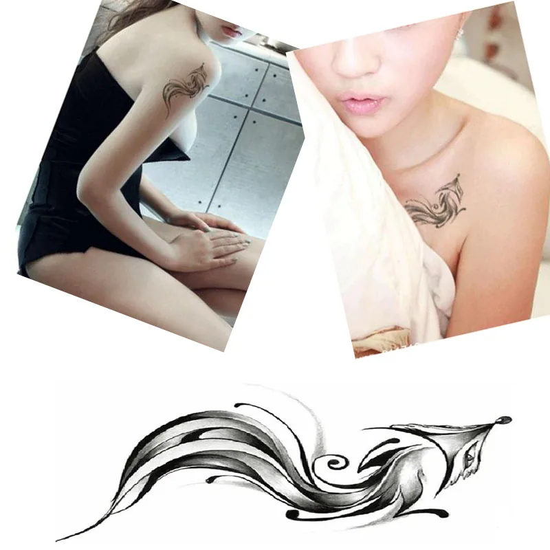 5 шт. водонепроницаемые наклейки татуировки на руку|fox tattoo|temporary tattootattoo sticker |