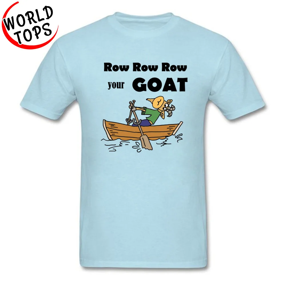 

Row your Goat Boat Anime T-Shirts Cotton Funny Cartoon Graphic T Shirts For Student Pure Cotton Crewneck Leisure Tops Tees