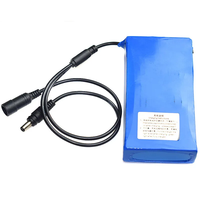 DC 12V 6800-18000mAh Super Rechargeable Li-ion Lithium Battery Pack +US Plug battery pack lithium ion camera TV | Электроника