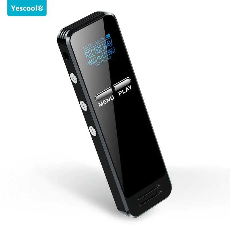 Yescool B9 16 Гб ультра долгое время denoise HD стерео компактный металлический мини