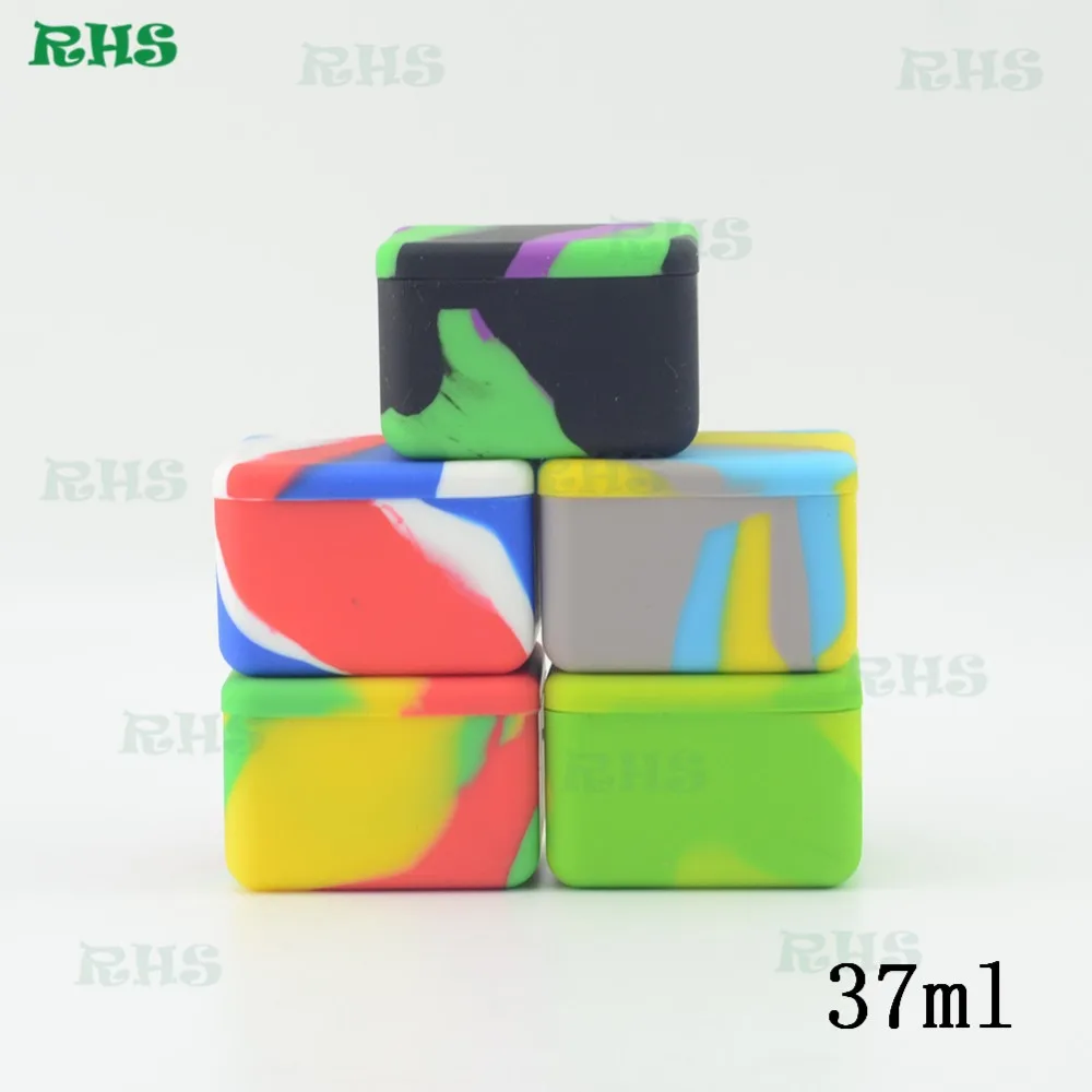 Квадратные силиконовые банки для стеклянных водопроводных труб размер 37 мл 10 шт.