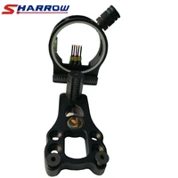 sharrow 5 pin 0 029 compound bow sight aluminum with sight light archery bow accessories hunting shooting