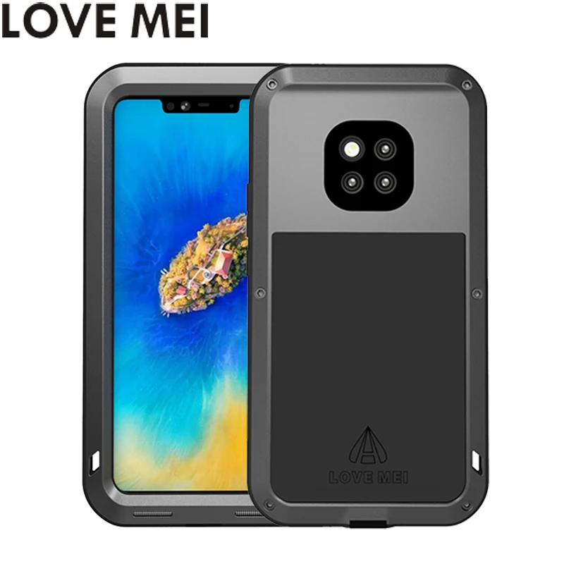 Мощные Чехлы LOVE MEI для телефонов Huawei Mate 20 Pro сверхпрочный ударопрочный чехол