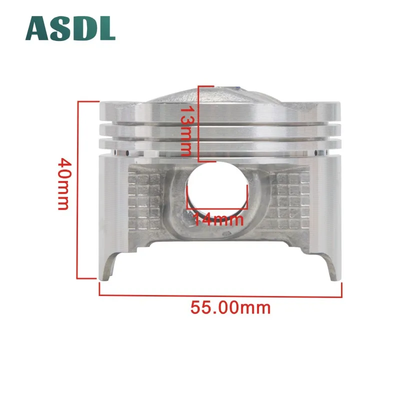 Motorcycle Engine Piston and Rings Set For Honda CB400 CBR400 NC23 NC29 VF400F VFR400Z VFR400 NC21 Piston&Rings Kit STD 55mm#bJ