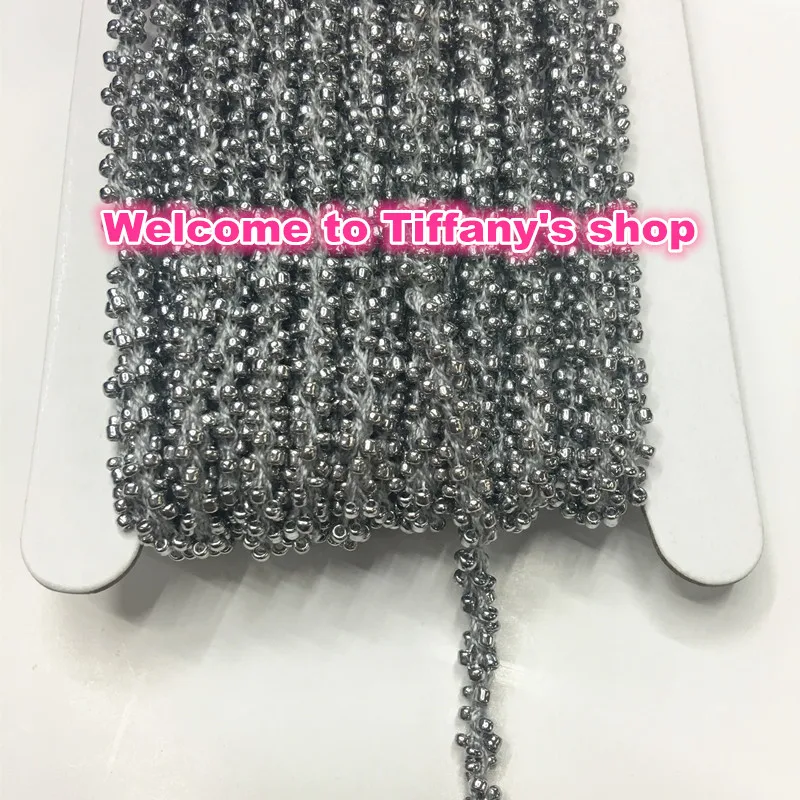 5 метров/8 м/лот плетеная цепочка из бисера отделка Швейные аксессуары DIY ремесло