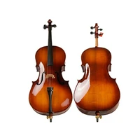 handcraft cello full size 44 43 12 14 cello bright paint acoustic musical instrument violonchelo for beginner student