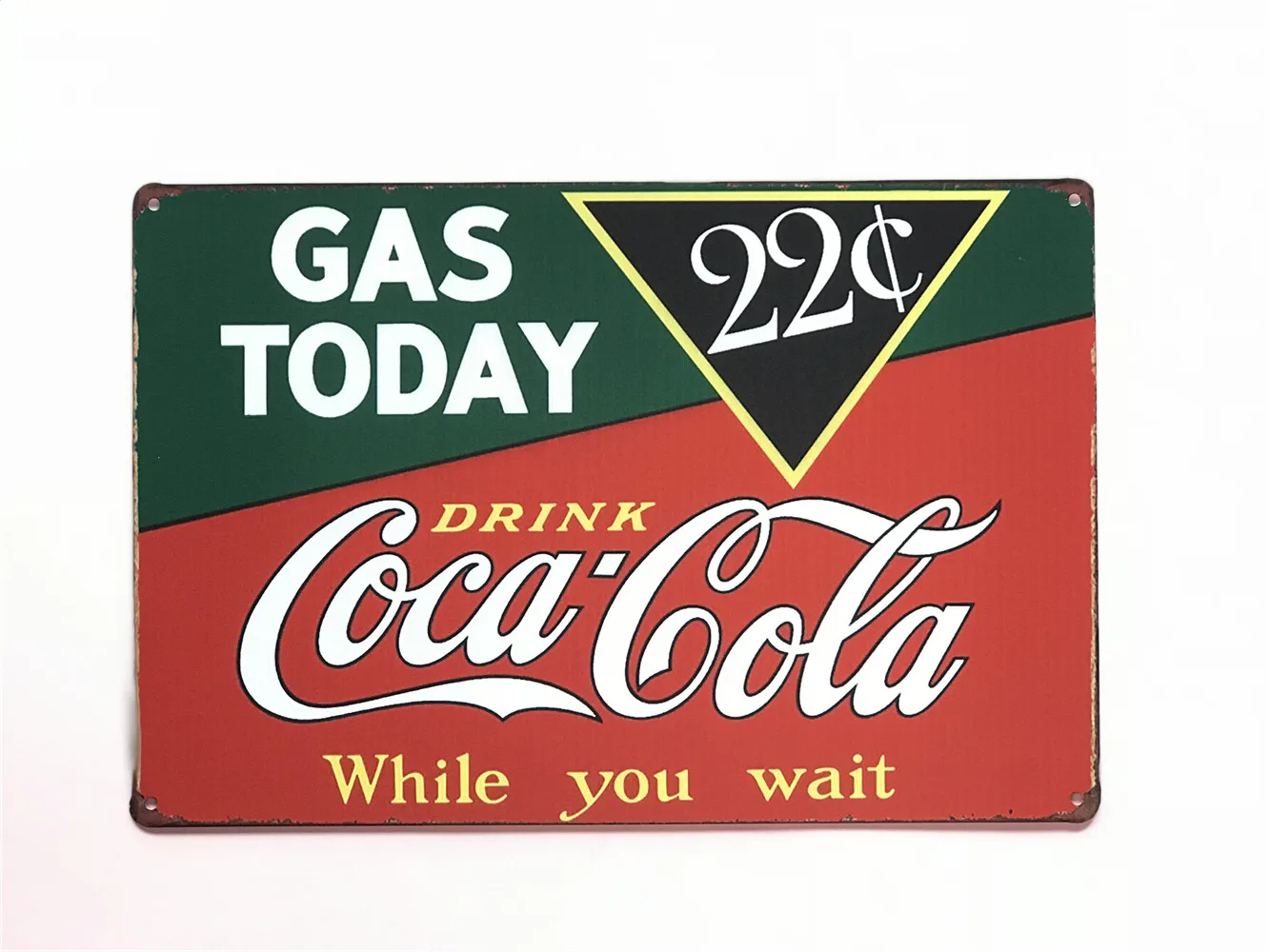 Оловянная металлическая табличка Coke C. 1916 ледяная холодная Ретро Винтажные знаки