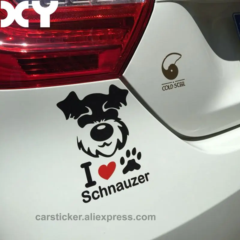Виниловая наклейка Schnauzer водонепроницаемые наклейки для собак автомобильные и