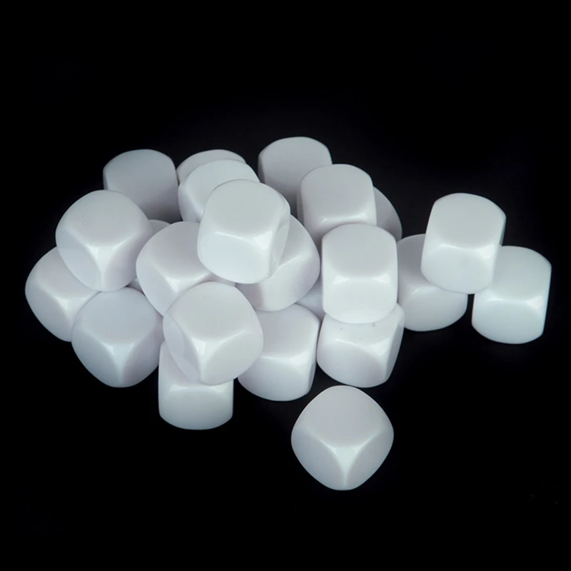 25 шт./лот глянцевые кости Обучающие пустые световая пластина может быть