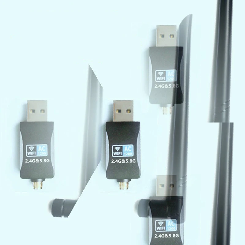 Baolyda1200Mbps USB 3 0 беспроводной Wi Fi Адаптер 2 4 г + 5 ГГц двухполосный AC телевизионные