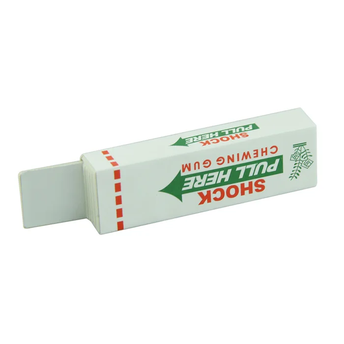 Безопасный трюк, шутка, игрушка, забавные игрушки для детей, взрослых, Электрический шок, шокирующий, тянет, ужас, страшная голова, жевательная резинка, шалость, шутка, игрушки T605