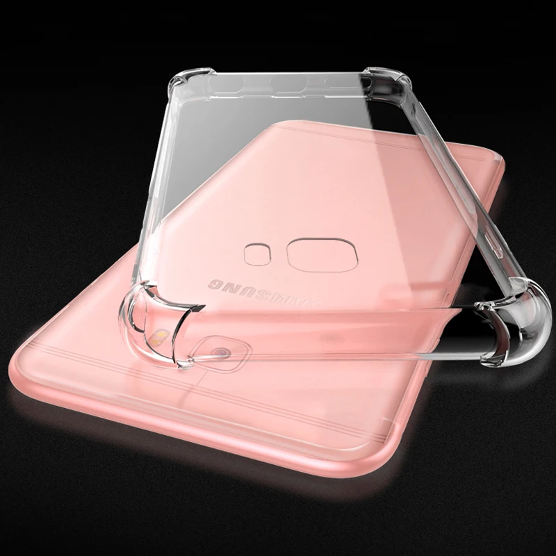 Xinwen роскошный ударопрочный Прозрачный чехол для телефона capinha samsung galaxy c7 pro