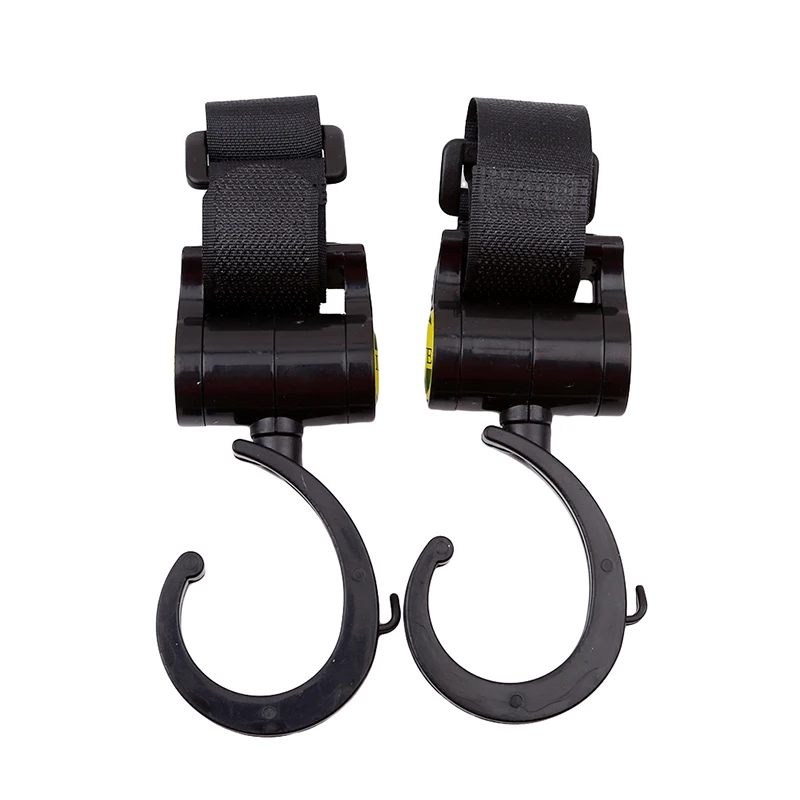 2 шт./лот аксессуары для детской коляски крючок многофункциональный черный