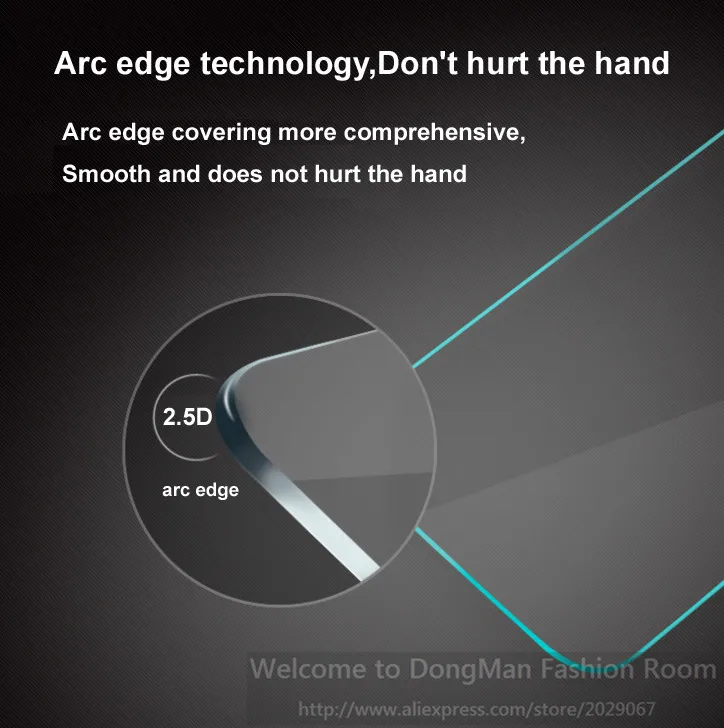 2.5D Взрывозащищенная Передняя ЖК пленка из закаленного стекла для Vodafone Smart Prime 6 Ultra