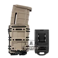 Dark Earth Emerson тактический Молл и зажим для ремня M4 M16/AR15 556 5,56. 223 Mag Чехол Emersongear подсумок для магазинов держатель - Цвет: Dark Earth