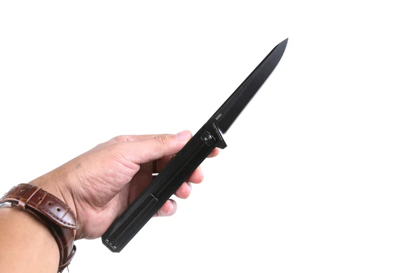 MAGIC QM Qwaiken M390 blade Tactical ball bearing Flipper folding knife TC4 titanium handle camping outdoor knives EDC tools | Инструменты