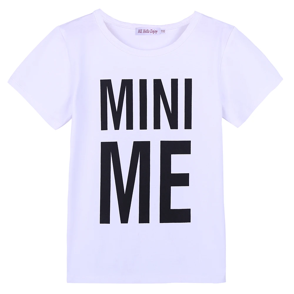 HE Hello Enjoy CTRL C + V Pattern Family Look футболки для папы и сына модная семейная Одежда
