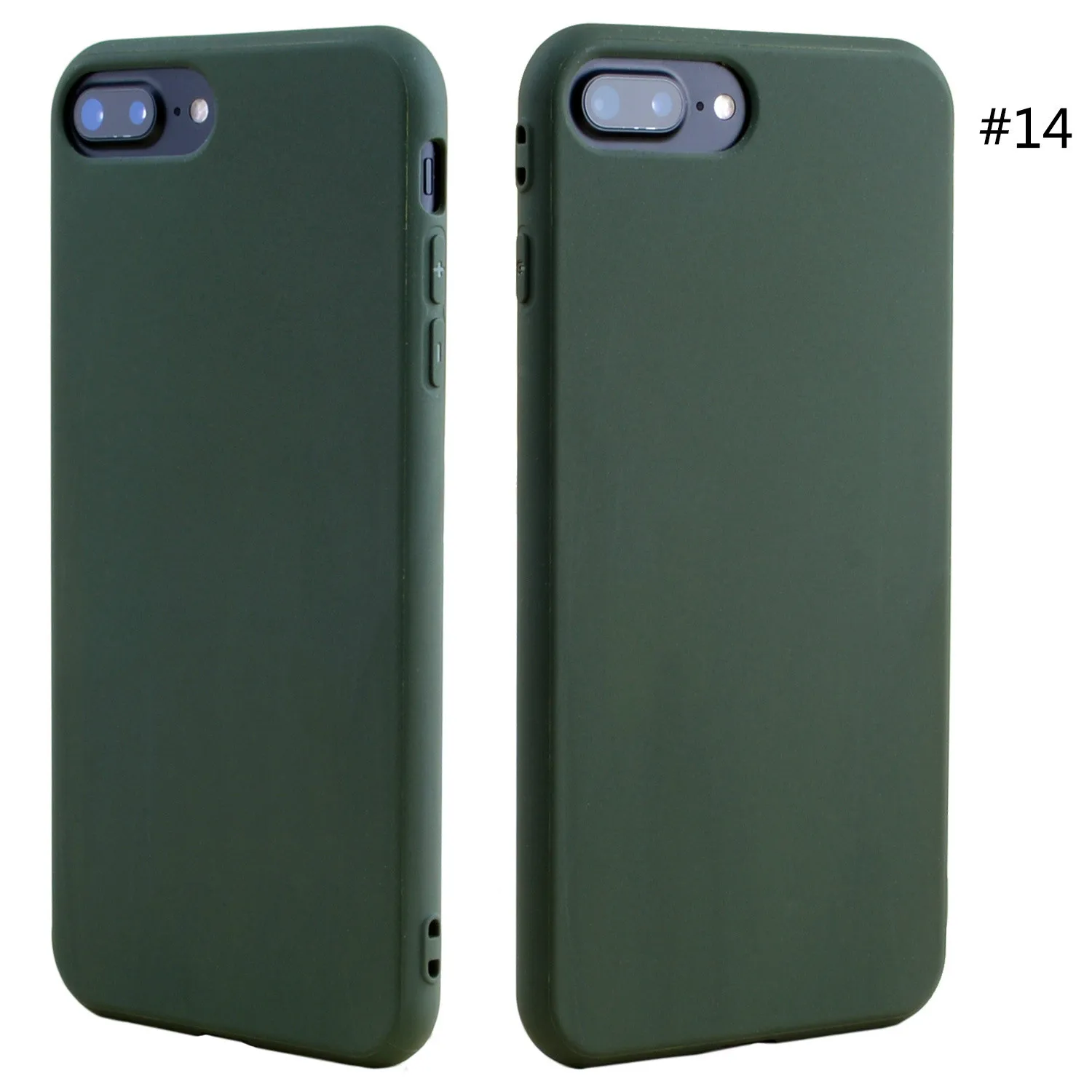ZUCZUG Новый чехол для телефона iPhone 7 6 6s Plus простой однотонный Ультратонкий Мягкий