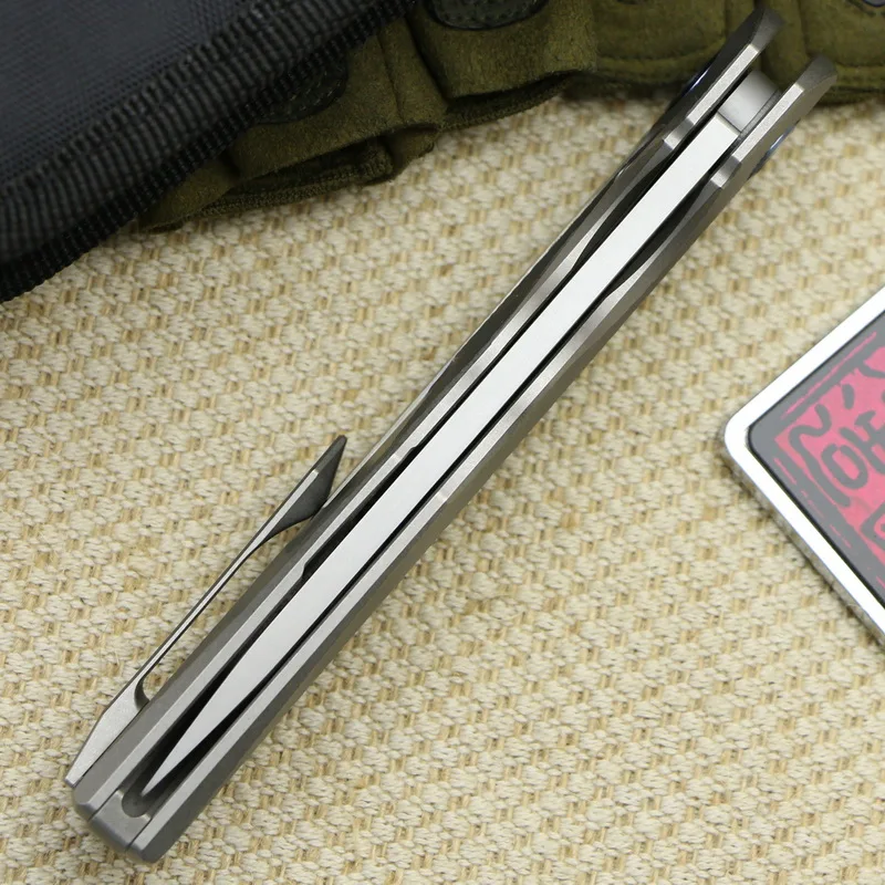 Складной нож TIGEND RUS RFT MRBS D2 лезвие с титановой ручкой тактические охотничьи ножи