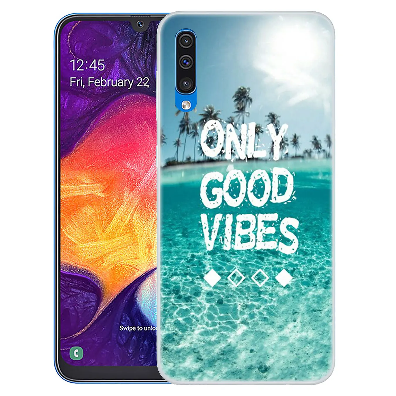 Пословица фраза девиз Good Vibes Только чехол для телефона с рисунком на тему любви